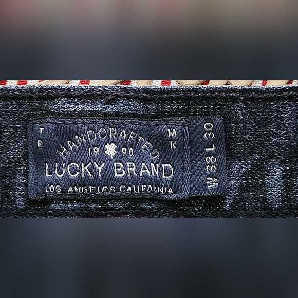 Lucky Brand Heritage Slim Button Fly Jeans Size W38 L30 - Picture 4 of 6